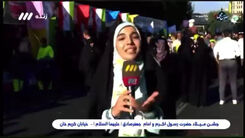 اقدام خنده دار پسر جوان وقتی که می فهمه جلوی دوربین صدا و سیماست! + فیلم