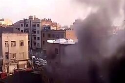 آتش سوزی وحشتناک در دروازه دولت تهران + فیلم