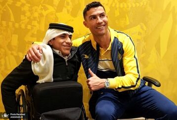 رونالدو و قاری قرآن معروف در یک قاب +عکس