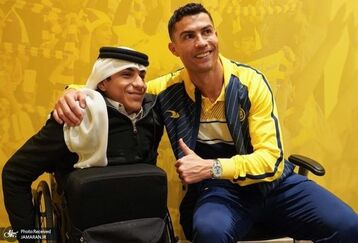 رونالدو و قاری قرآن معروف در یک قاب +عکس