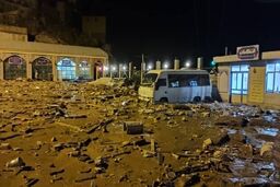 بارش شدید باران در امام‌زاده داوود| احتمال وقوع دوباره سیل+فیلم
