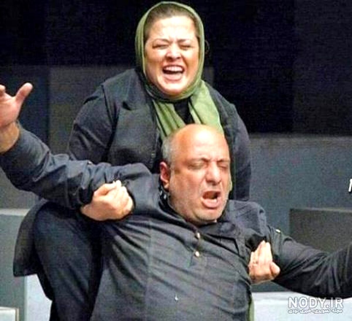 عکس جنجالی امیر جعفری و مهراوه شریفی نیا