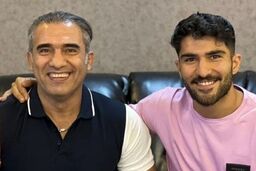 تولد 55سالگی احمدرضا عابدزاده با تم فوتبالی
