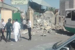 تصاویری جدید از تداوم درگیری‌ها در اطراف کلانتری ۱۶