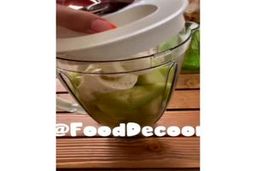 هوا که گرمه این دسر خوشمزه رو درست کن | دسر طالبی با شیر و خامه +فیلم