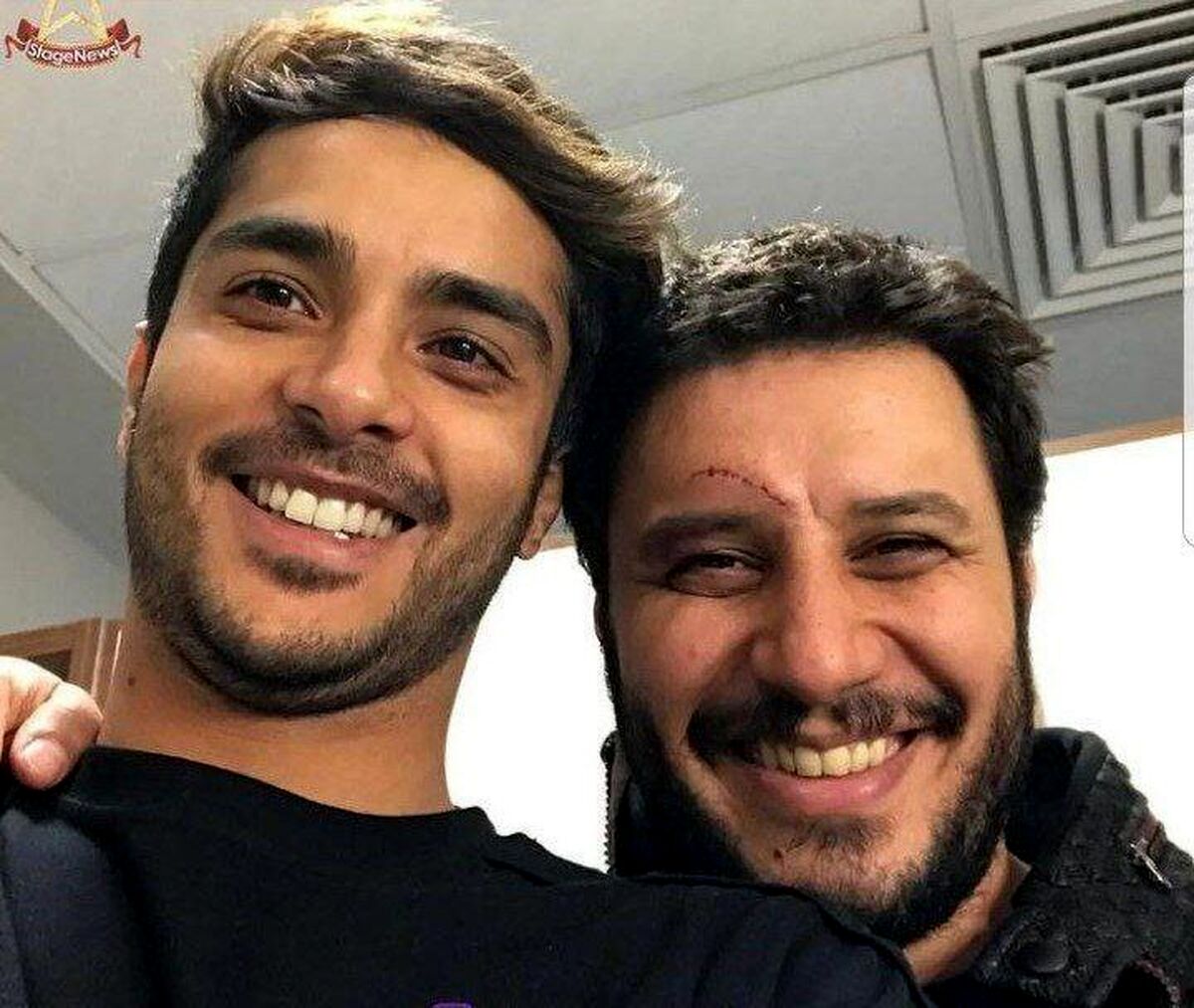 بادیگاردهای جواد عزتی در مشهد/تیپ سیاه پوش جواد عزتی +عکس خبرساز