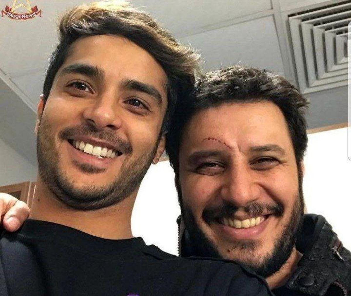 بادیگاردهای جواد عزتی در مشهد/تیپ سیاه پوش جواد عزتی +عکس خبرساز