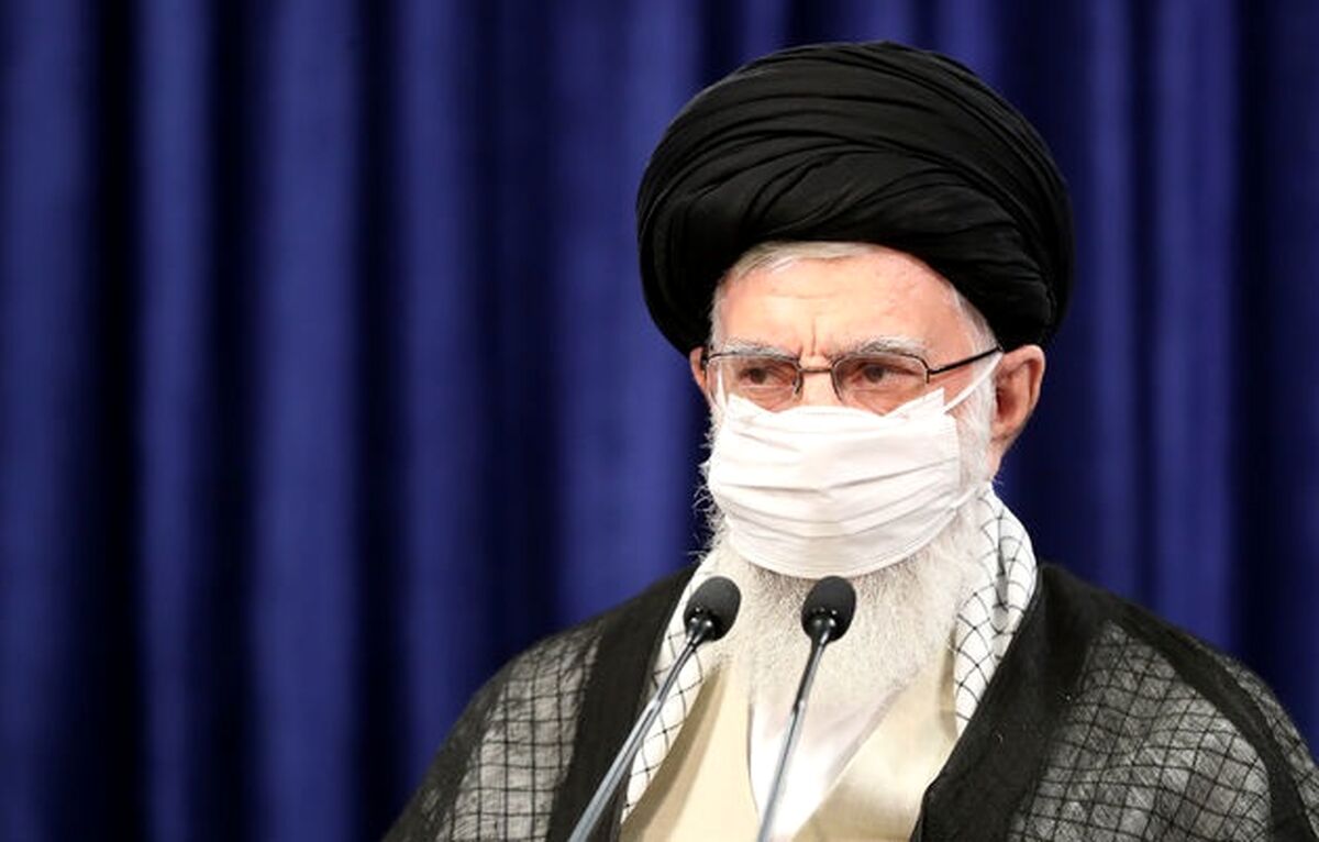 لحظه رای دادن رهبر انقلاب+فیلم 