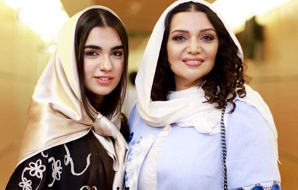 الهام پاوه نژاد و دخترش کردیا +عکس