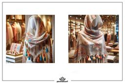 5 ترفند استایل شال تابستانی با مانتو مجلسی