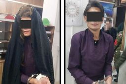 ماجرای شکارچی گورستان مشهد لو رفت |  پلیس مشهد جا خورد  +عکس مرد زن نما جنجالی