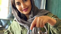 عکس کودکی بامزه مهشید جوادی کولاک کرد 