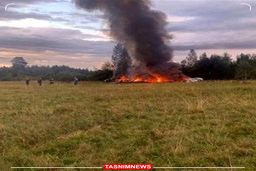 تصویرسقوط هواپیما در کازرون/حادثه سقوط هواپیمای نظامی در کازرون