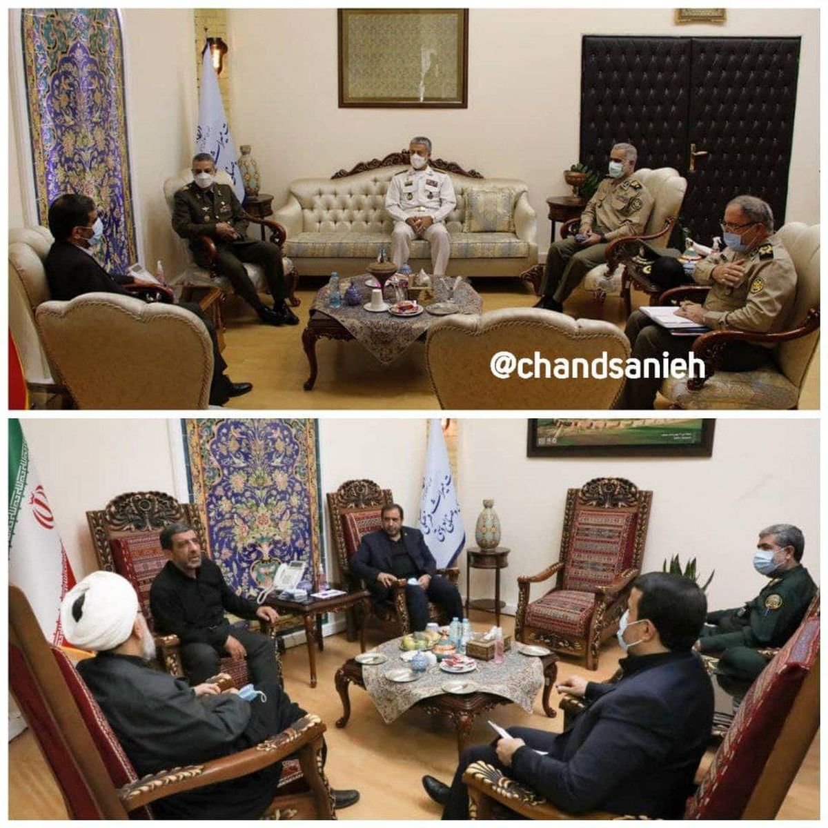 تغییر دکوراسیون دفتر ضرغامی سوژه شد +عکس
