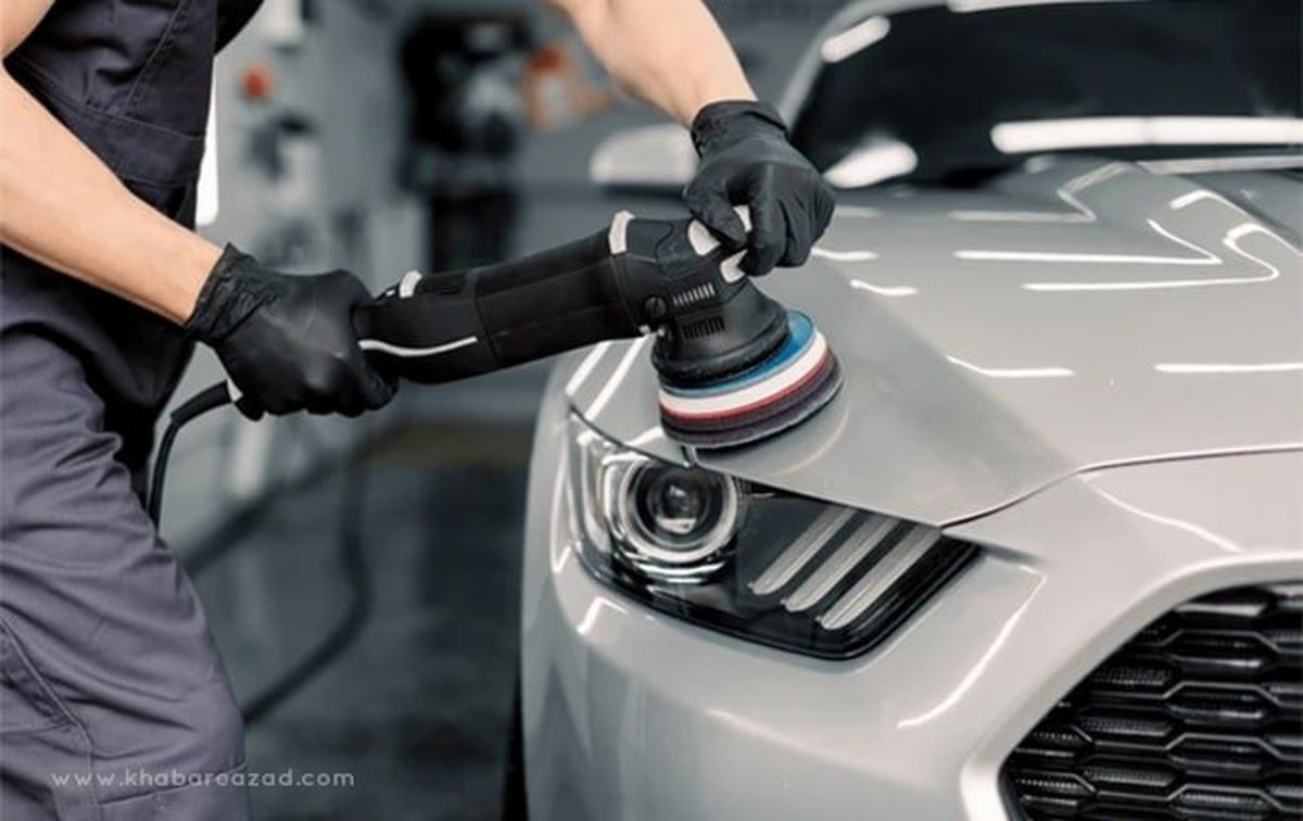 واکس و پولیش ماشین در محل