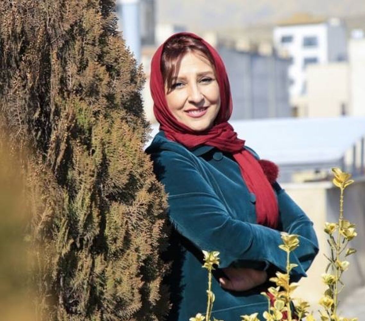 مرجانه گلچین عزادار شد | مرجانه گلچین برای عزای عزیزش سیاه پوش شد