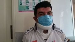 کتک خوردن ۲نفر از اورژانس بخاطر صدای دنده عقب آمبولانس+عکس