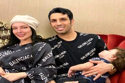 لباس سیندرلایی زن سپهر حیدری در لاکچری ترین کشتی دبی | زن سپهر حیدری چقدر فخر فروشی میکنه! + عکس