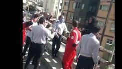  لحظه خودکشی زن خرم‌ آبادی از روی پل!+فیلم لو رفته خودکشی 