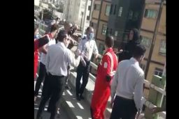  لحظه خودکشی زن خرم‌ آبادی از روی پل!+فیلم لو رفته خودکشی 