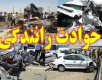 تصادف هولناک تریلی با مینی بوس/ در جاده ساوه اتفاق افتاد