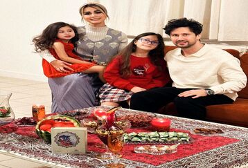 زندگی لوکس شاهرخ استخری و خانواده اش در خارج ا کتلت پختن بامزه شاهرخ استخری با دخترش برای شب کریسمس +عکس