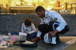 کار تحسین برانگیز سرباز راهور جهانی شد +عکس