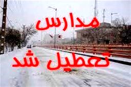  تعطیلی مدارس فردا دوشنبه 12 دی | این استان ها تعطیل شدند!