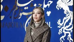 مانتو طلا کاری صدف اسپهبدی بازیگر معروف کولاک کرد | شواف خانم بازیگر  جنجال بپا کرد +‌ عکس