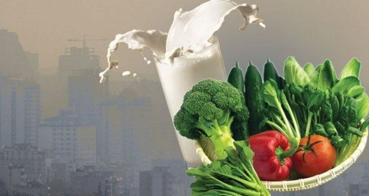  برای مقابله با آلودگی هوا چه بخوریم؟