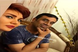 جشن تولد عجیب و غریب بازیگر معروف | کیک گیاهی نصرالله رادش  سورپرایز همسرش +عکس