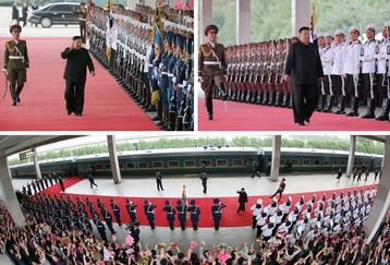 قطار عجیب رهبر کره شمالی | پنجره ها و دیوارهای ضد گلوله و ضد انفجار تا هلیکوپتر برای خروج! +فیلم