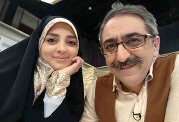 جلف بازی شوهر پیر ستاره سادات قطبی در چهارشنبه سوری | بچه بازی مجری زن معروف +عکس