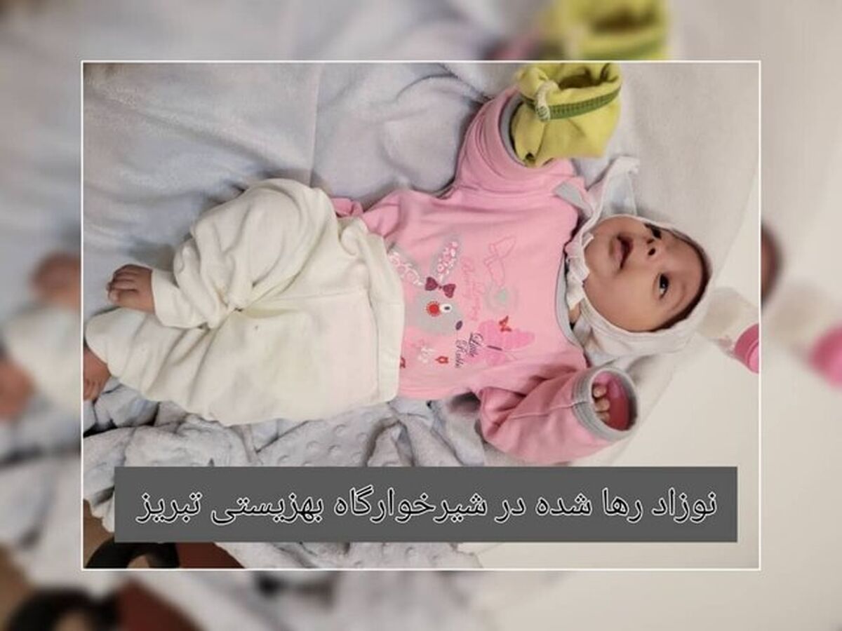 رها کردن نوزاد دختر در سطل زباله/ در تبریز اتفاق افتاد +عکس
