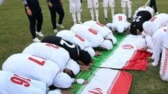 سجده شکر بانوان ملی‌پوش فوتبال ایران +عکس