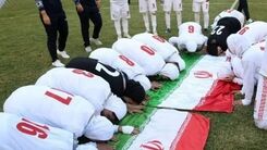 سجده شکر بانوان ملی‌پوش فوتبال ایران +عکس
