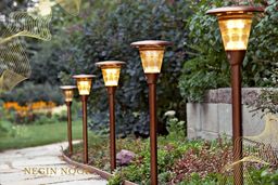 جادوی نور با چراغ های پارکی، حیاطی و محوطه‌ای در نگین نور