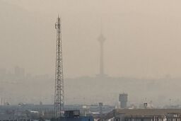 عکسی عجیب و غریب از تهران در 5 فروردین