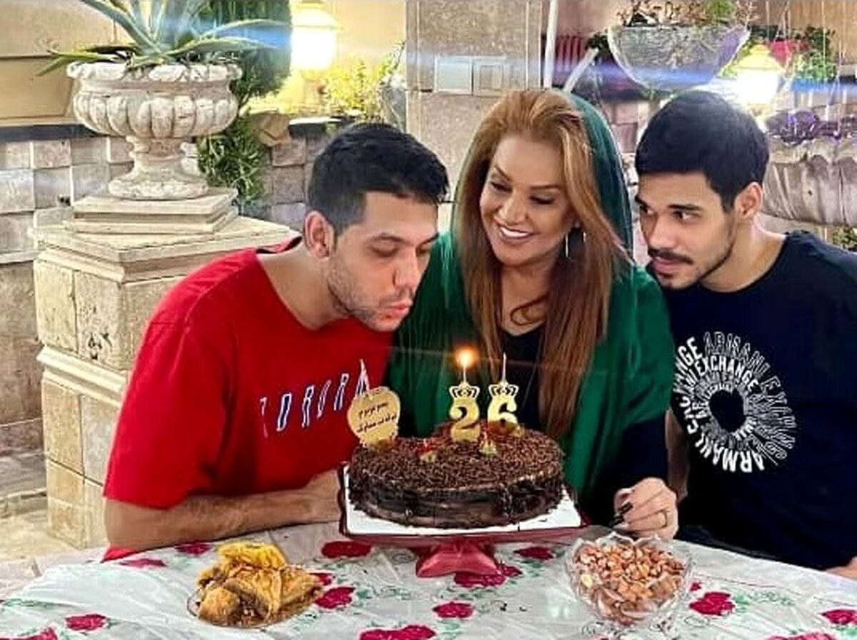 فیلم جنجالی نسرین مقانلو در مراسم هفت پسرش | شوهر آمریکایی نسرین مقانلو این روزها کجاست؟ +فیلم