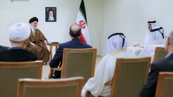 امیر قطر با رهبر انقلاب دیدار کرد
