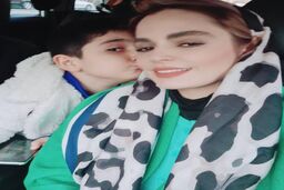 سپیده خداوردی مهمان خانه منزل خواننده معروف در کیش | تیپ متفاوت سپیده خداوردی در کیش +عکس