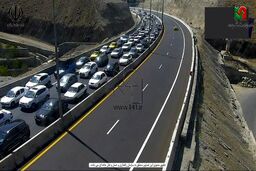 عکسی باورنکردنی از وضعیت این ساعاتِ جاده شمال