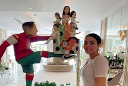 تیپ خاص همسر کریستیانو رونالدو در قطر +عکس