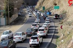 محور هراز موقتا بسته شد