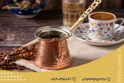 طرز تهیه قهوه ترک با قهوه جوش مسی