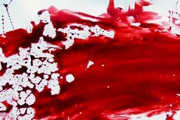 قتل دردناک با شیشه / خیابان غرق خون شد