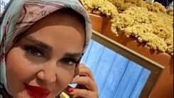 بهاره رهنما در این عکس کپیه اکبر عبدی شد | گریم عجیب بهاره رهنما را ببینید + عکس