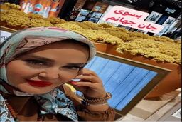 بهاره رهنما در این عکس کپیه اکبر عبدی شد | گریم عجیب بهاره رهنما را ببینید + عکس