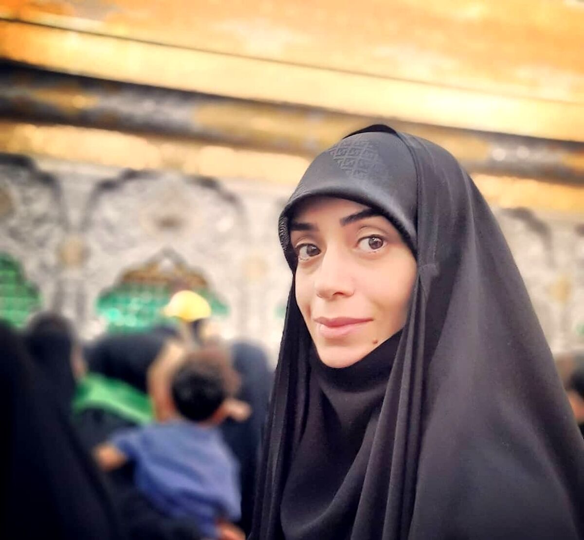 خداحافظی الهام چرخنده با کربلا +عکس