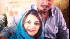 الهام پاوه نژاد و همسرش +عکس